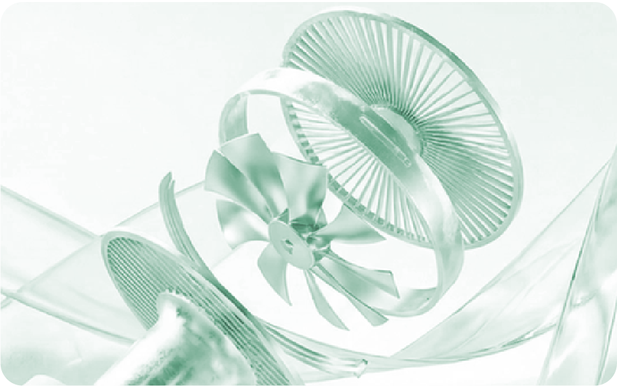 SIMTIFUL fan engineering abstract visual